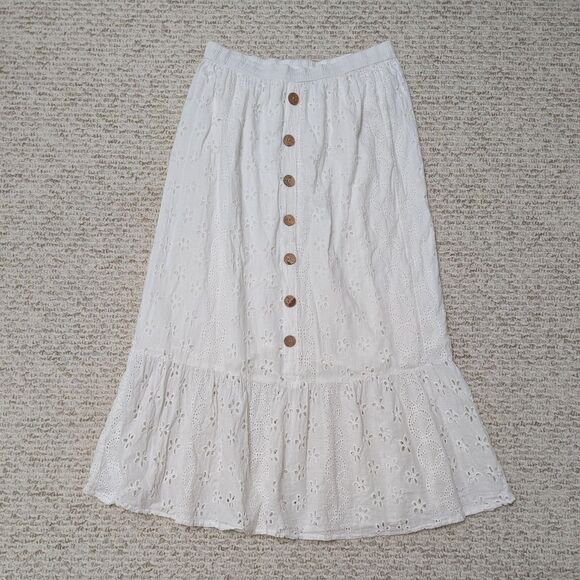 NAOO Dresses & Skirts - NAOO Women's Sz M Cotton Maxi Skirt